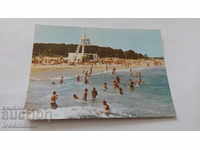 Καρτ ποστάλ Primorsko MMC παραλία 1988