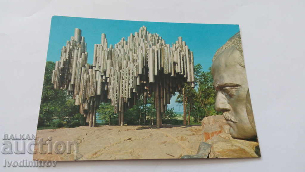 Пощенска картичка Helsinki Monument to Jean Sibelius
