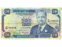 20 Shilling Kenya 1988