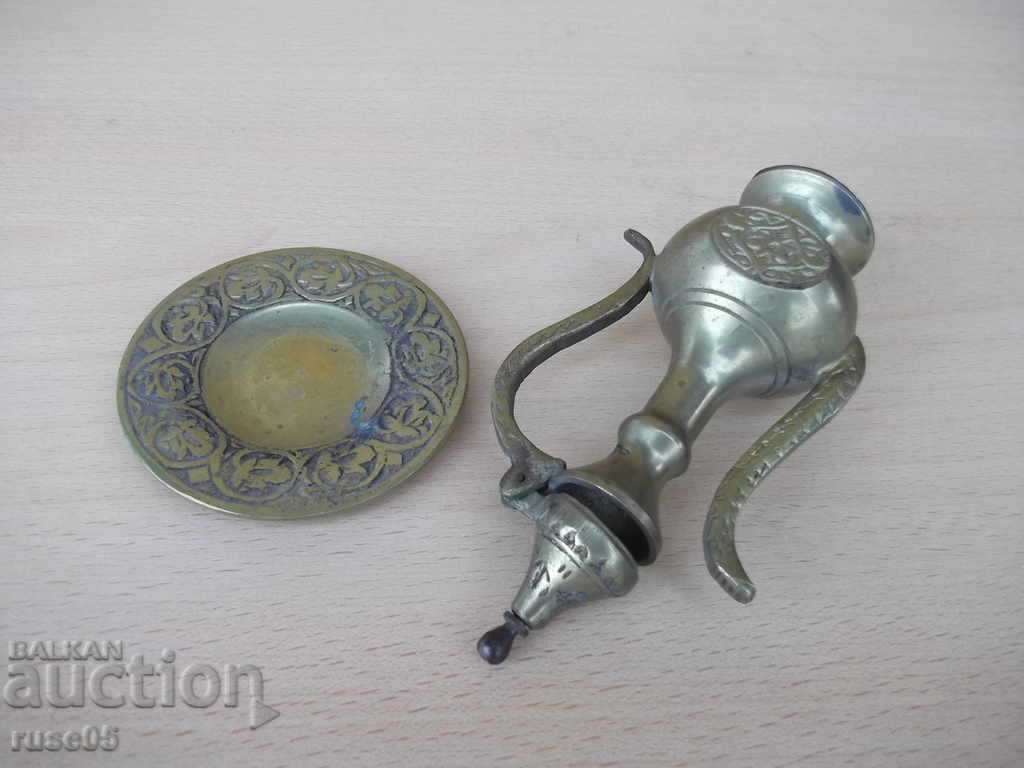 Jug with bronze saucer - 277 g - 5 Jug with bronze saucer - 277 g - 5