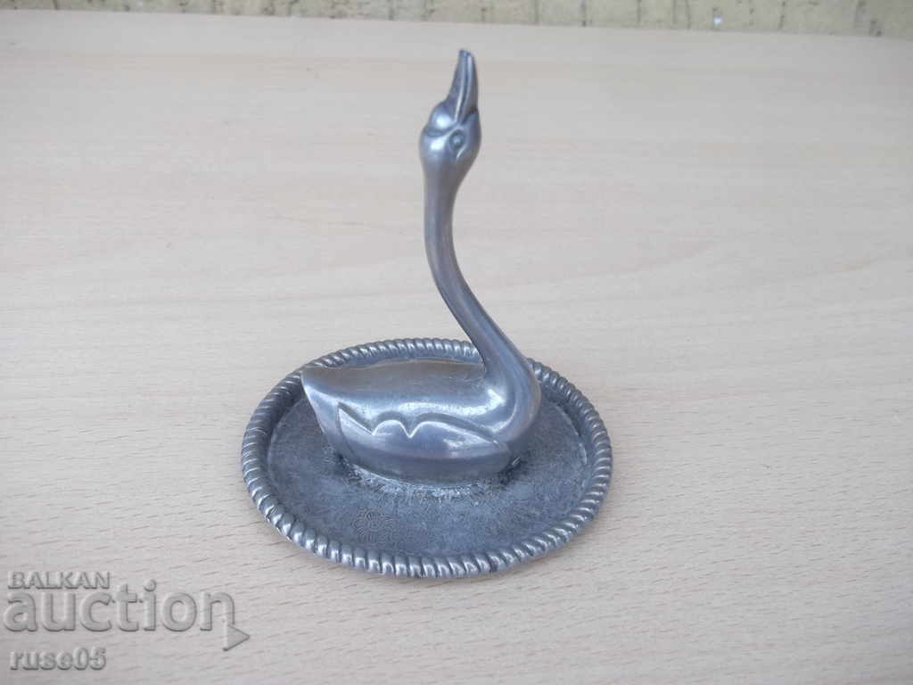 Swan in a bronze saucer - 168,6 g with price 20.00 BGN | € 10.23 Swan in a bronze saucer - 168,6 g with price 20.00 BGN | € 10.23