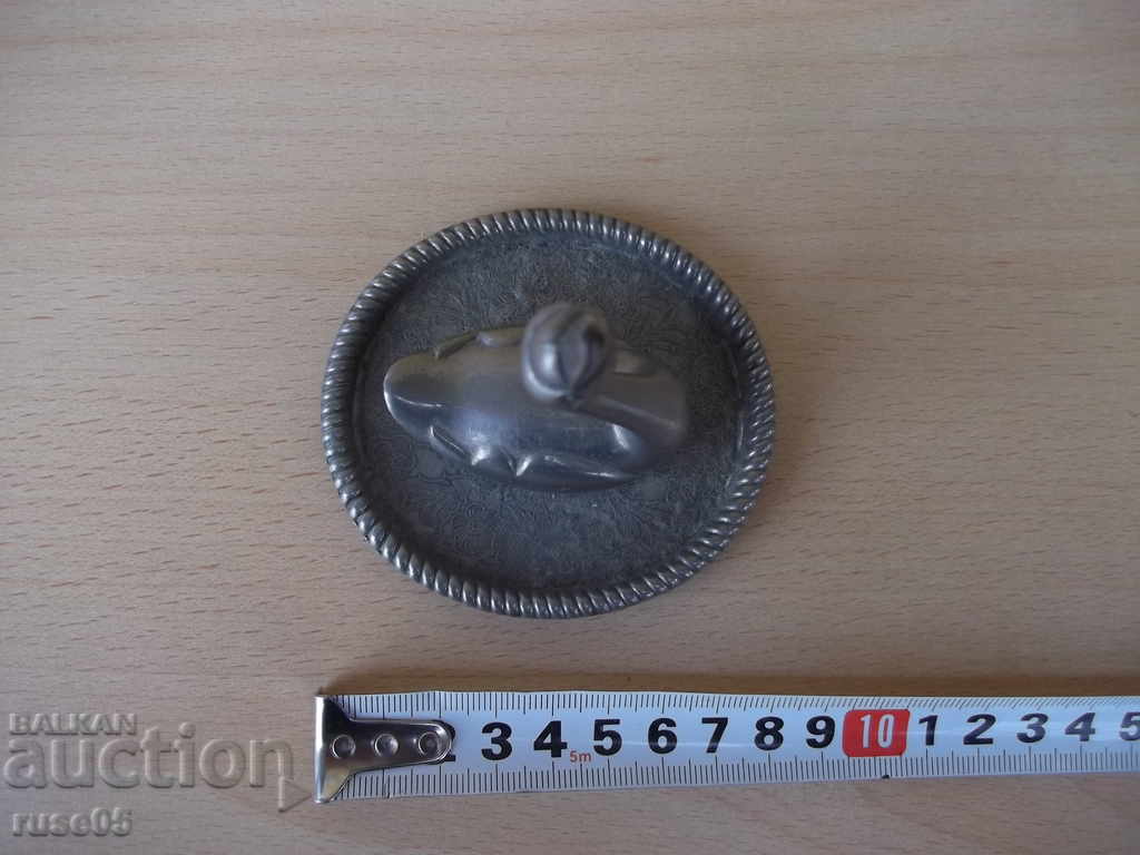 Swan in a bronze saucer - 168,6 g - 5 Swan in a bronze saucer - 168,6 g - 5