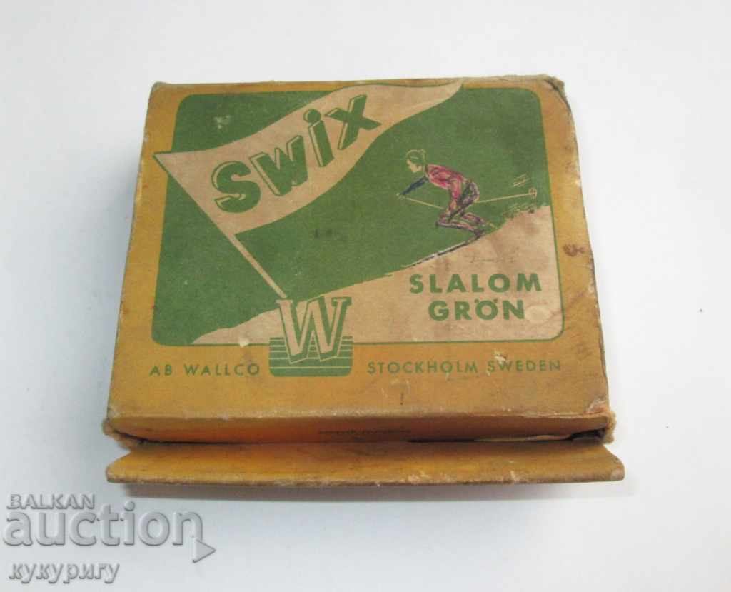 Συλλογή παλαιών σλάλομ κερί SWIX Σουηδία