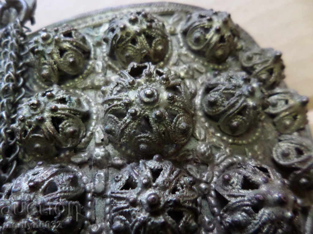 Αναβίωση πόρπες ΜΕΓΑΛΟ ασημένια αγκράφα στολίδι φιλιγκράν με τιμή 1155.00 BGN | € 590.54