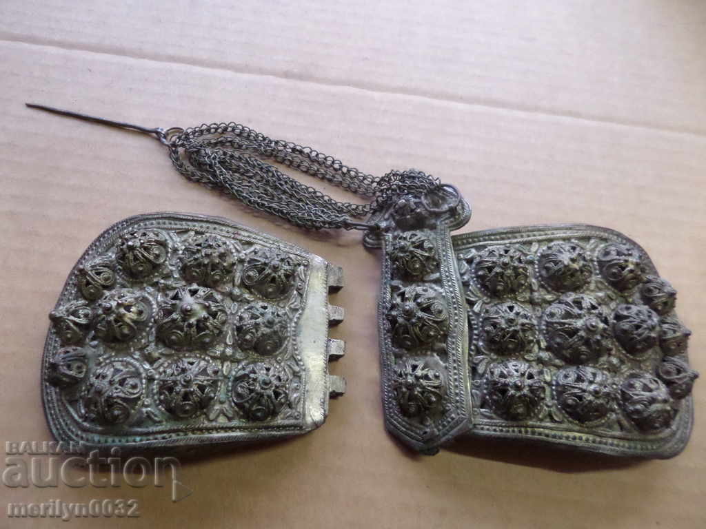 Renaissance PABLES LARGE silver buckle FILIGRAN - 5 Renaissance PABLES LARGE silver buckle FILIGRAN - 5