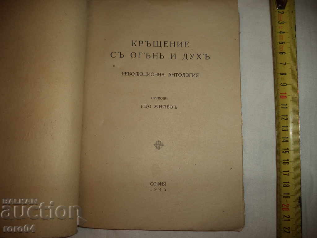 Auction  BROWS WITH FIRE AND SPIRIT - GEO MILEV