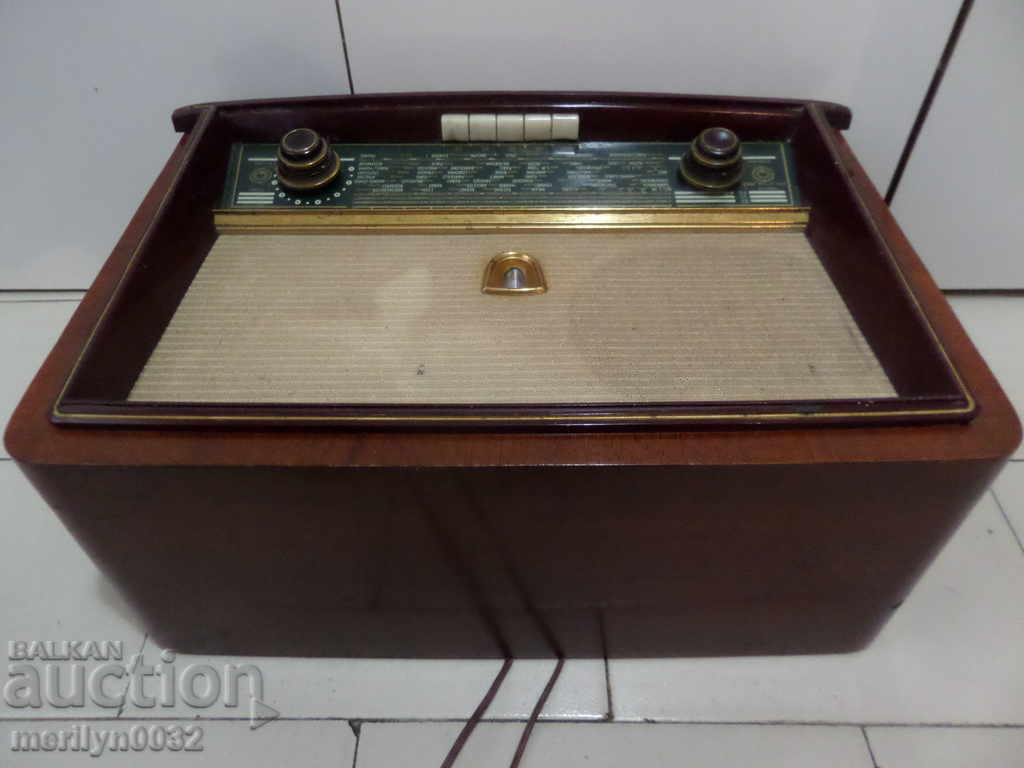 Old Phillips radio, radio lamp - 5