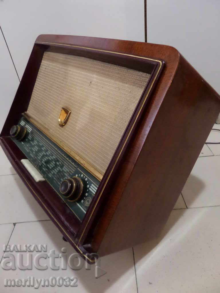 Old Phillips radio, radio lamp - 7