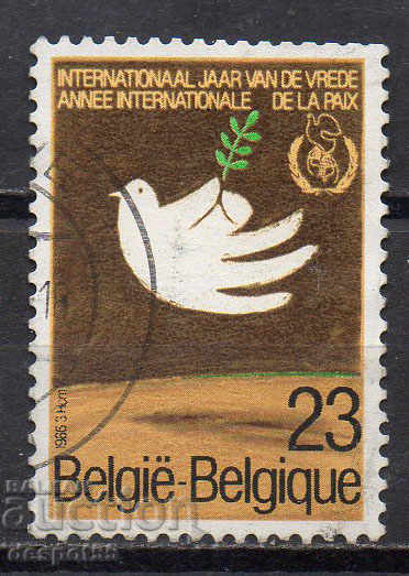 1986. Белгия. Международна година на мира.