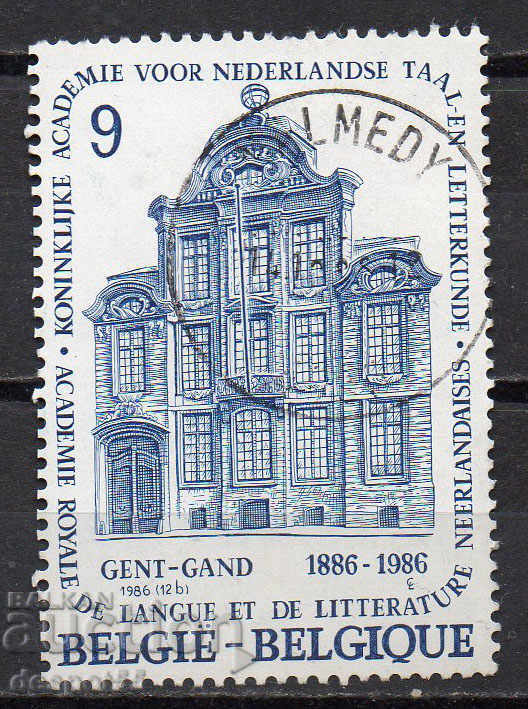 1986. Belgium. 100th Academy of Royal Tongue and Literature.