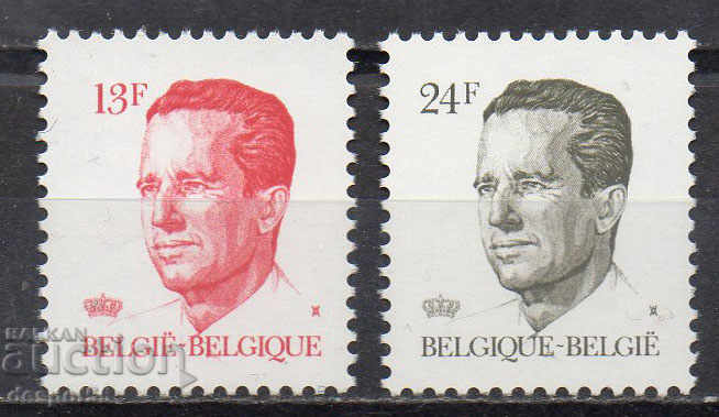 1986. Belgia. Regele Baudouin.