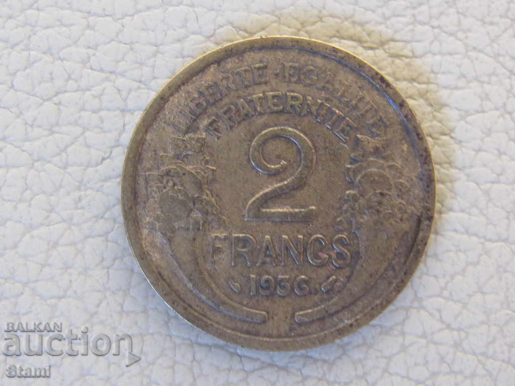 France, 2 francs, 1936, 601 m