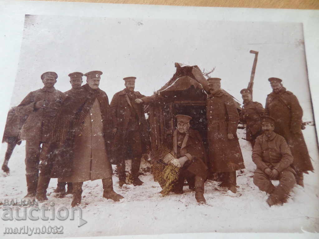 Auction Photo photo Balkan War Bulgarians in position Auction Photo photo Balkan War Bulgarians in position
