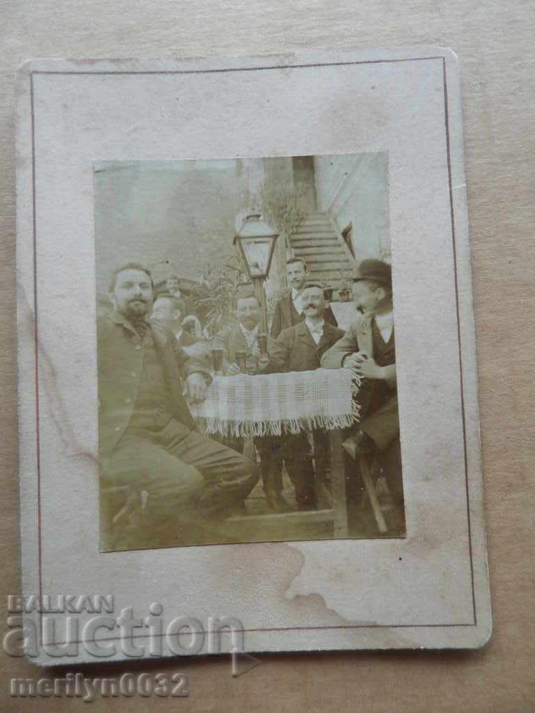 Auction Picture of a cardboard photography pub in Turnovo in the 20th century Auction Picture of a cardboard photography pub in Turnovo in the 20th century