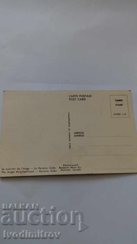 Postcard Havana Cuba The Angel Neighborhood with price 0.55 BGN | € 0.28 Postcard Havana Cuba The Angel Neighborhood with price 0.55 BGN | € 0.28