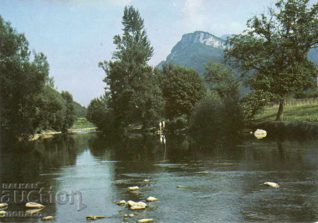 Пощенска картичка - Тетевен, река Вит