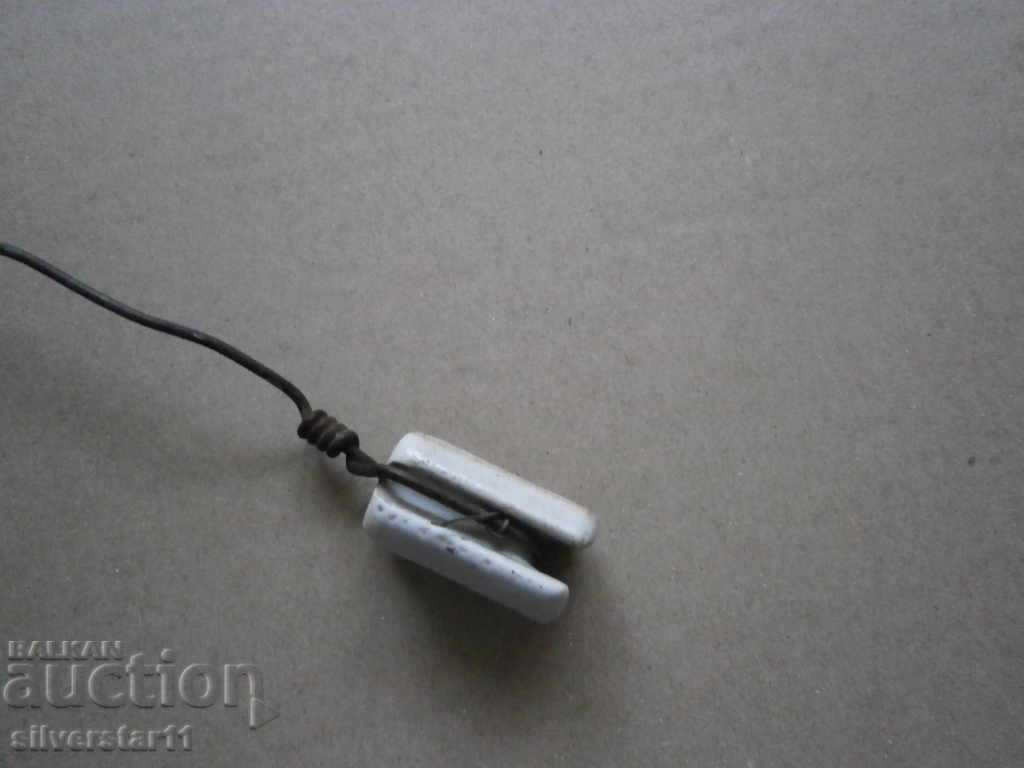 Old Porcelain Antenna Insulators Lot - 5 Old Porcelain Antenna Insulators Lot - 5