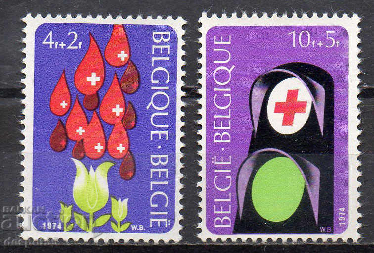 1974. Βέλγιο. Ερυθρός Σταυρός.