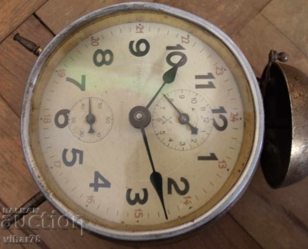 Δημοπρασία AMERICAN-συναγερμού με ξύλινο κουτί