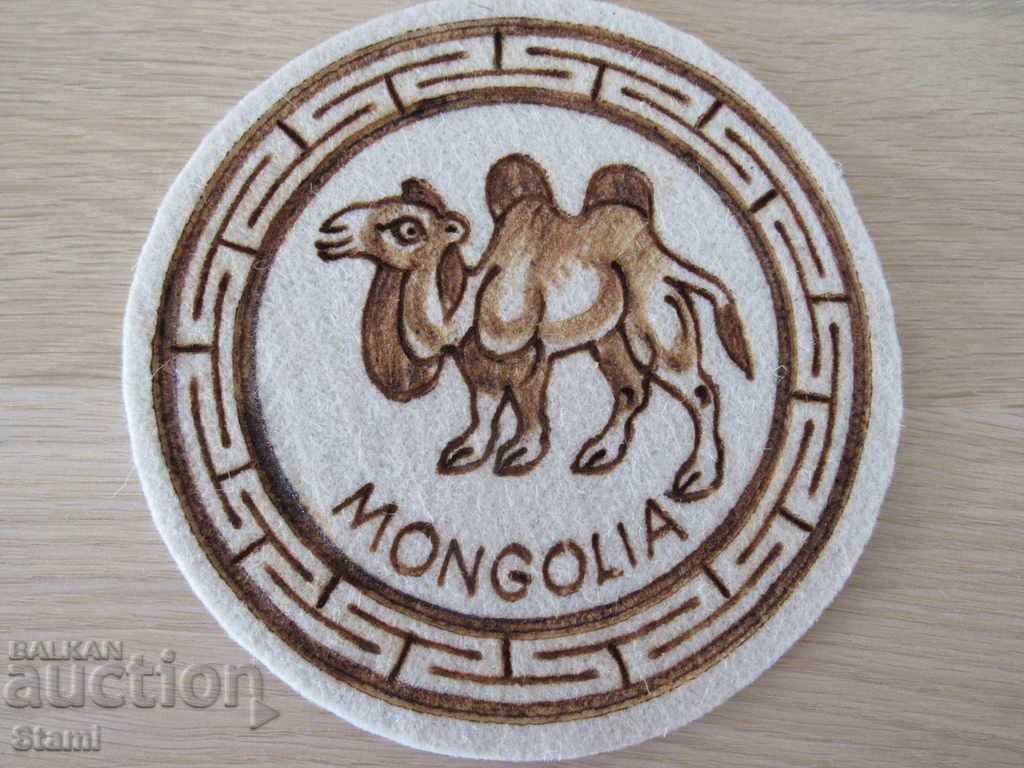 Set of two decorations from felt, Mongolia-2 with price 19.00 BGN | € 9.71
