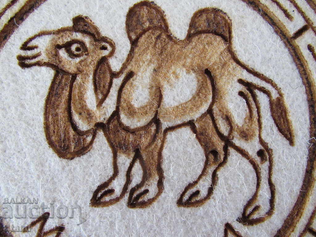 Auction  Set of two decorations from felt, Mongolia-2