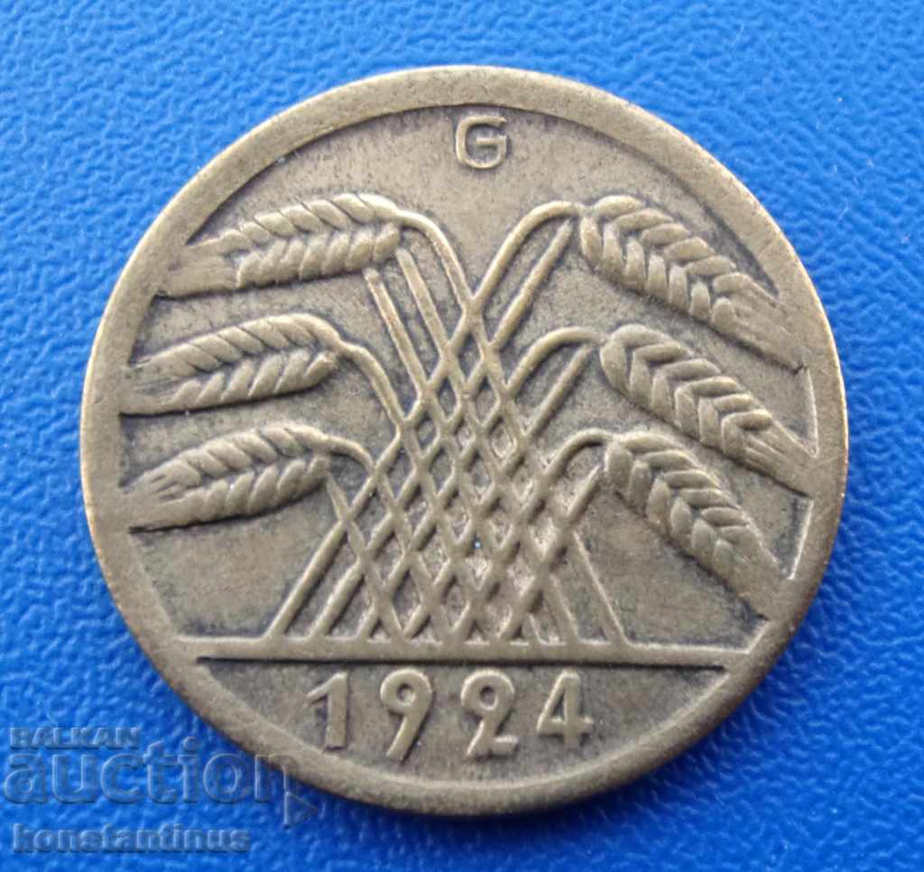 Germania 50 Pfennig 1924 G Rare cu preț € 17.90 | 35.01 BGN