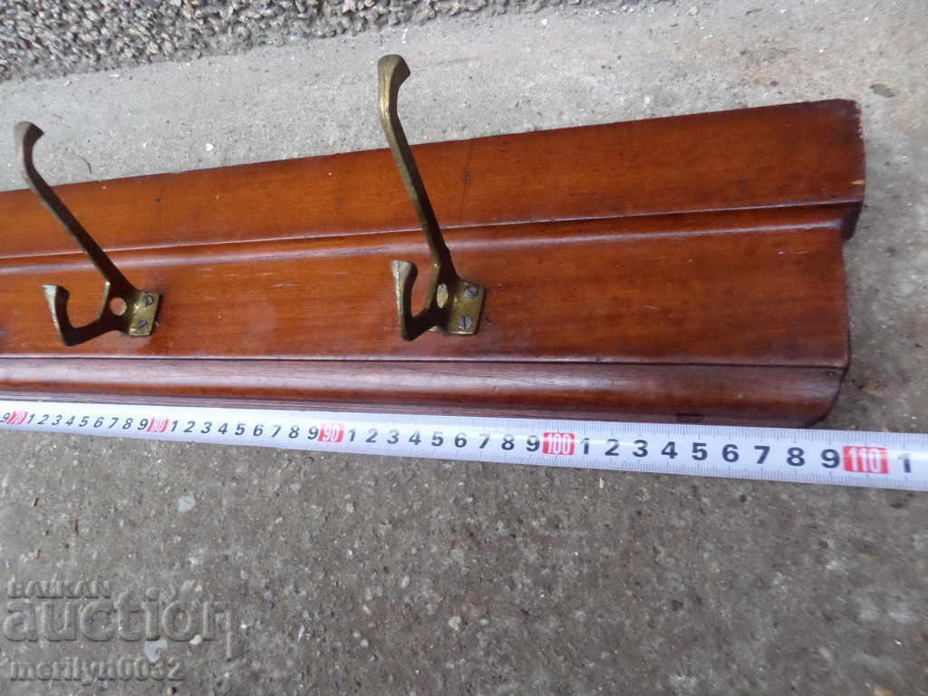 An old bourgeois coat of walnut forged wrought iron with price 59.00 BGN | € 30.17