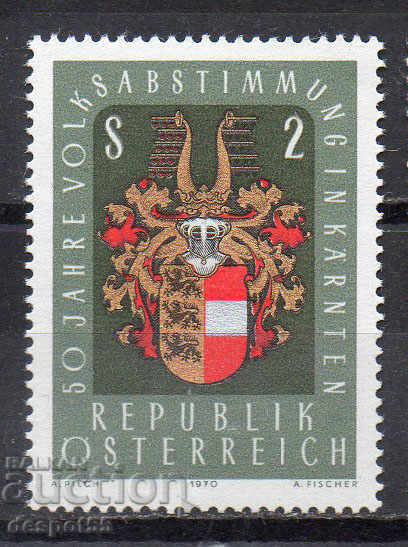 1970. Austria. 50 years of the Carinthian referendum.