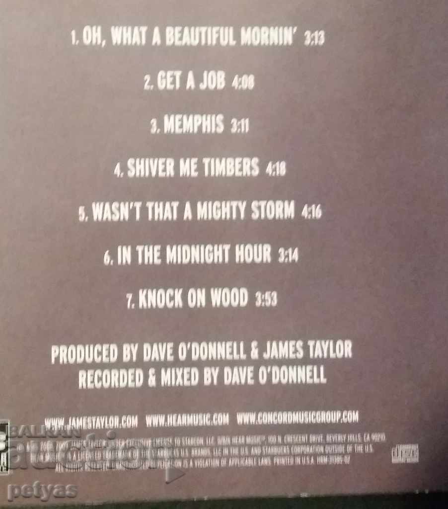 Δημοπρασία SD - JAMES TAYLOR - Άλλες Καλύψεις