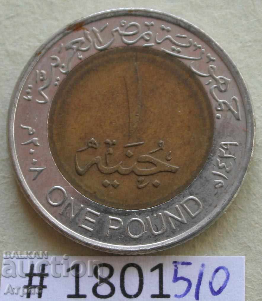 1 pound 2008 Egypt