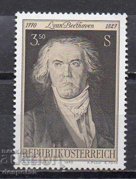 1970. Austria. 200 years since the birth of Ludwig van Beethoven.