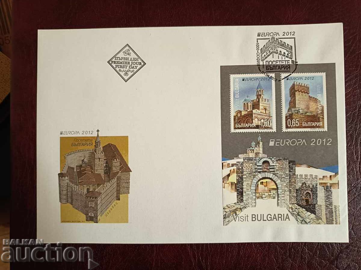 First Day Cover "Europe - Castles" from 2012 No. 5015 from BC