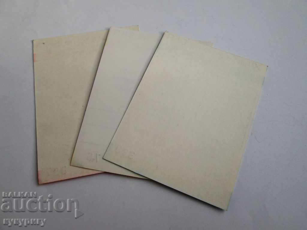 Auction  XII Congress BCP pass card accreditation press center 3pcs.