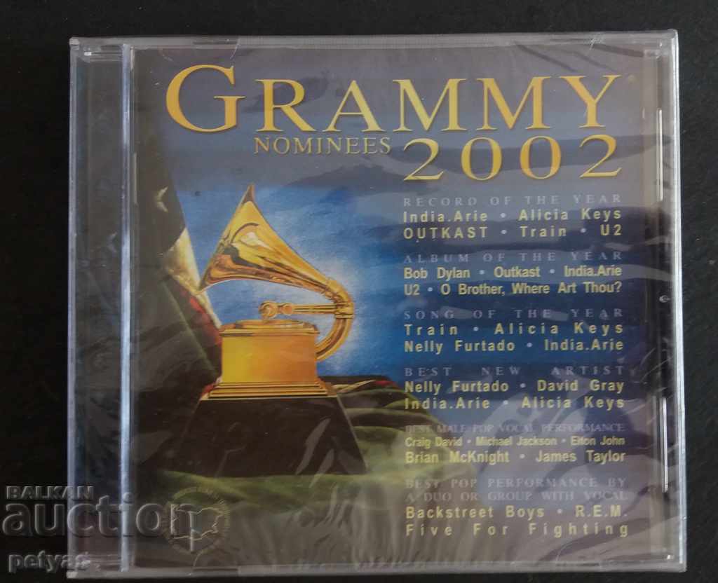 SD -Grammy Υποψήφιοι 2002 (βραβεία Grammy 2002)