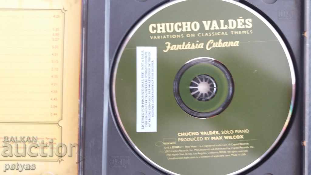 SD - Chucho Valdes - Fantasia Cubana with price 4.50 BGN | € 2.30 SD - Chucho Valdes - Fantasia Cubana with price 4.50 BGN | € 2.30