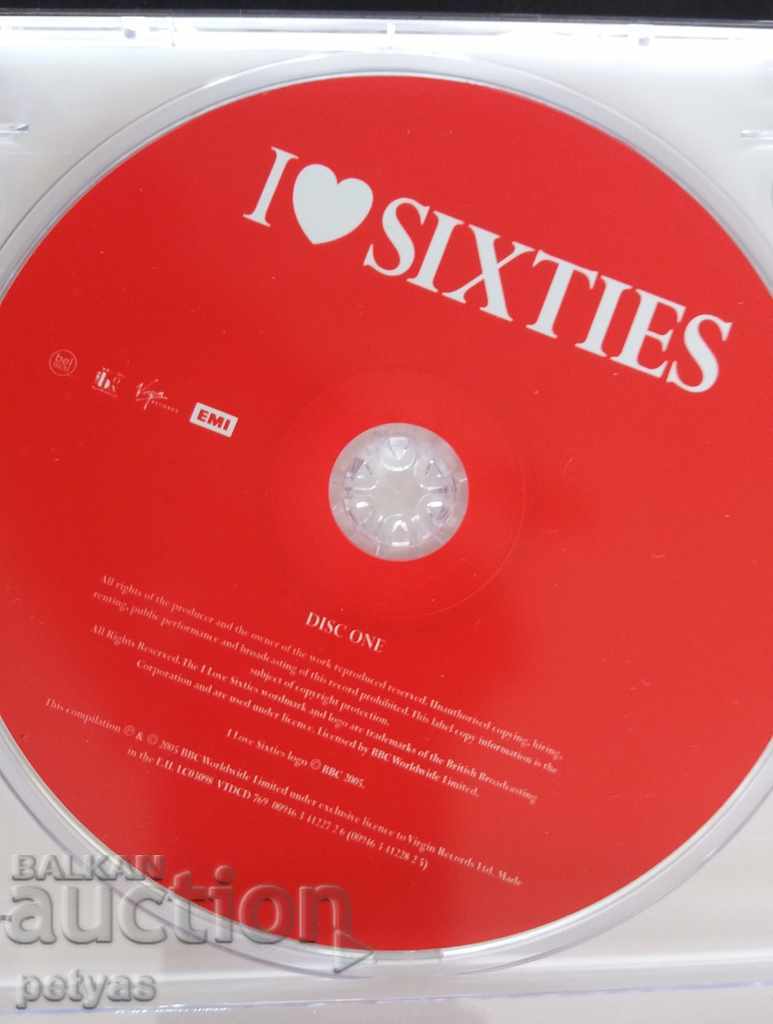 SD - I LOVE SIXTIES - 3 CDs - 6 SD - I LOVE SIXTIES - 3 CDs - 6