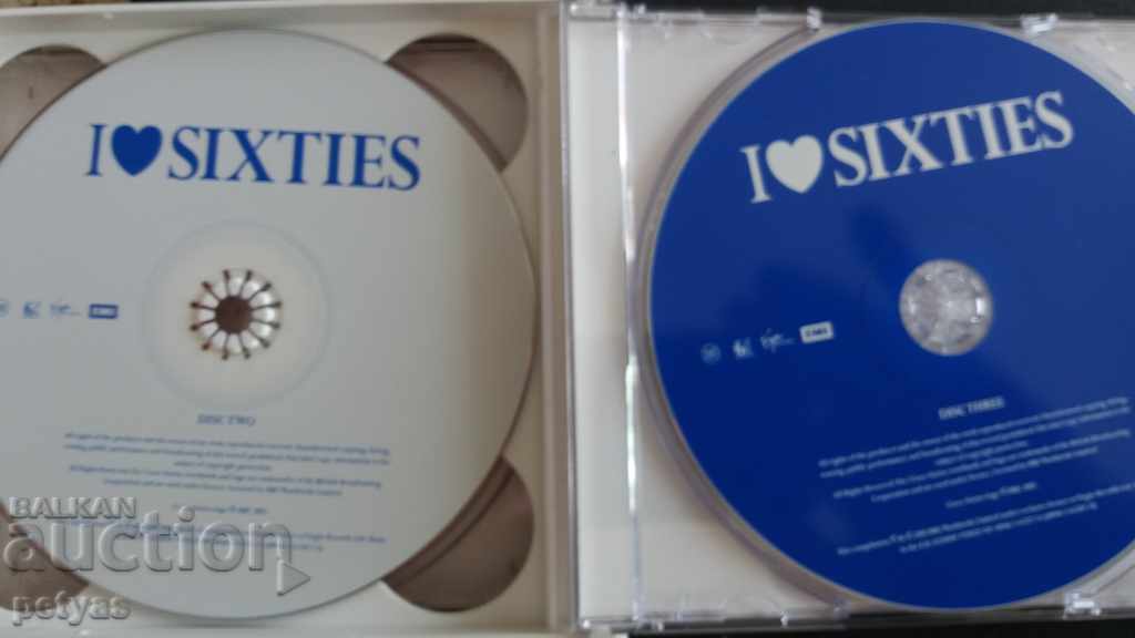SD - I LOVE SIXTIES - 3 CDs - 7 SD - I LOVE SIXTIES - 3 CDs - 7