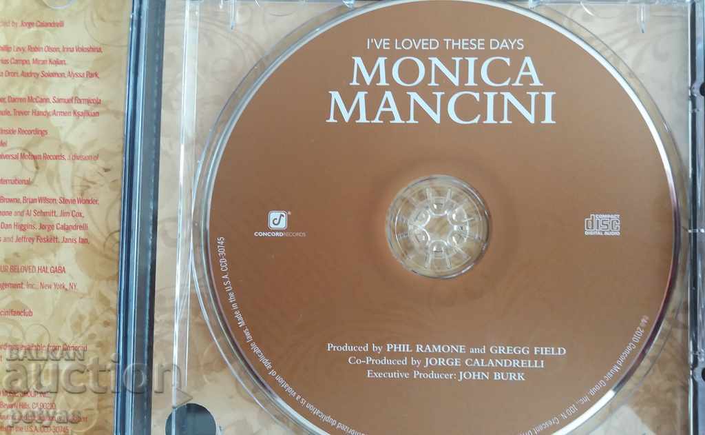 Auction  - I loved this day MONICA MANCINI CD