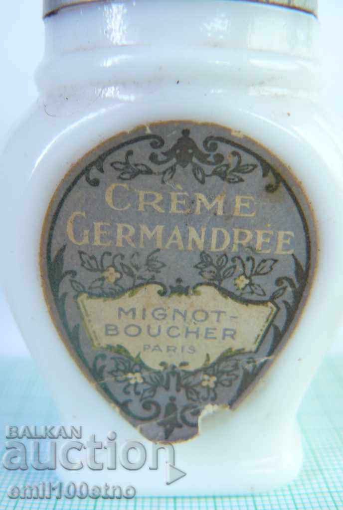 Very old bottle of MIGNON BOUCHER Paris cream with price 5.00 BGN | € 2.56