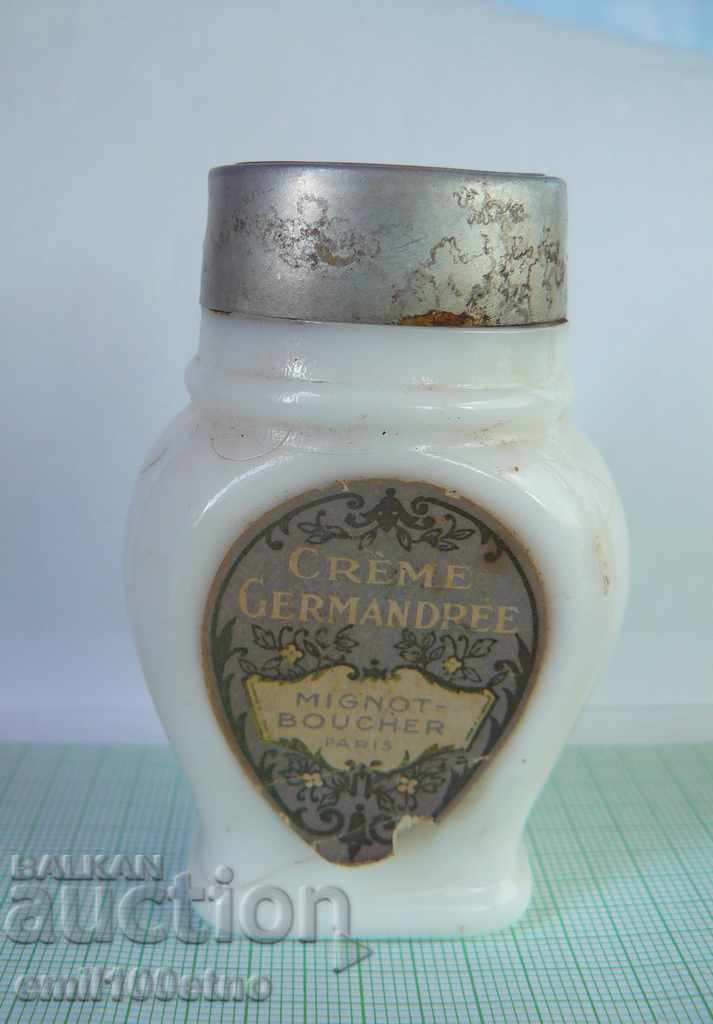 Very old bottle of MIGNON BOUCHER Paris cream