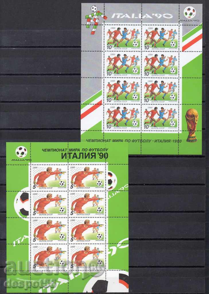 1990. USSR. Football World Cup - Italy 1990. Block.