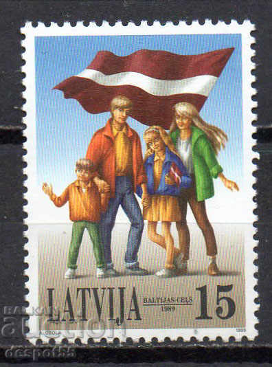 1999. Латвия. Балтийските страни.