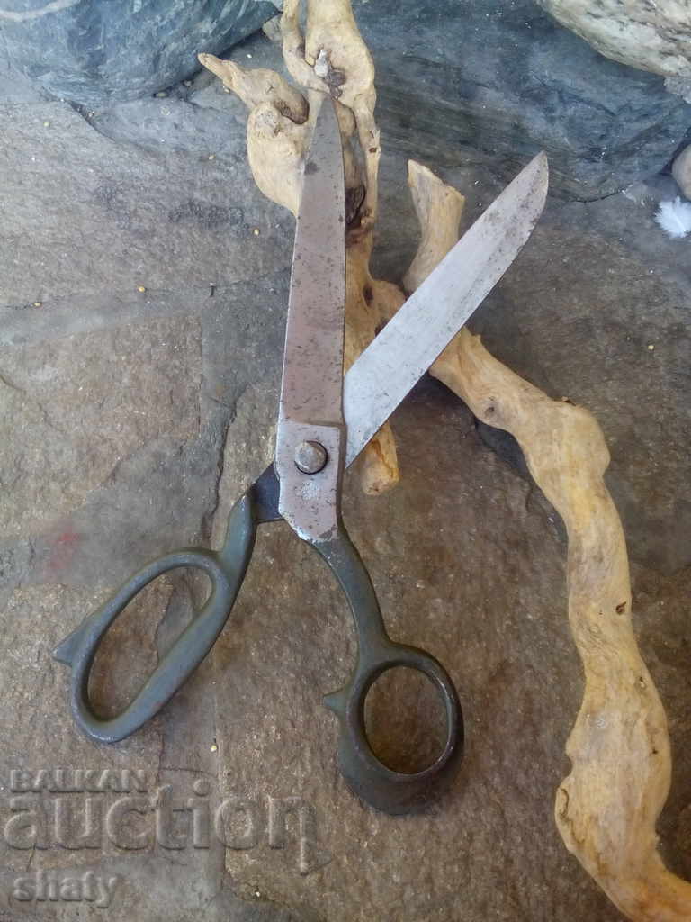 Old big scissors
