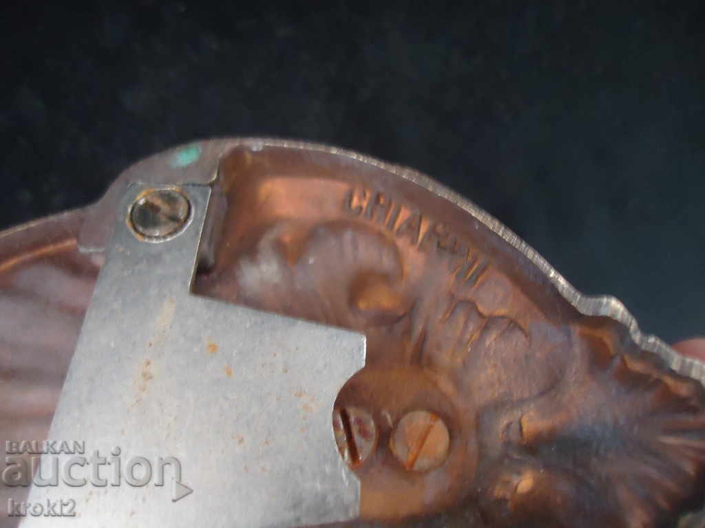 Abajur italian cal CHIARINI bronz - 7