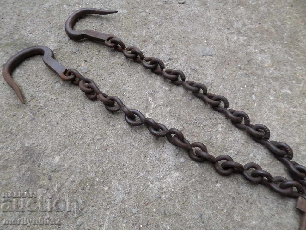 Ottoman scales with top, scale, weights, wrought iron - 7