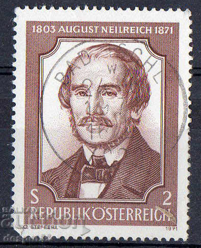 1971. Austria. Dr. August Nilrich, a botanic scientist.