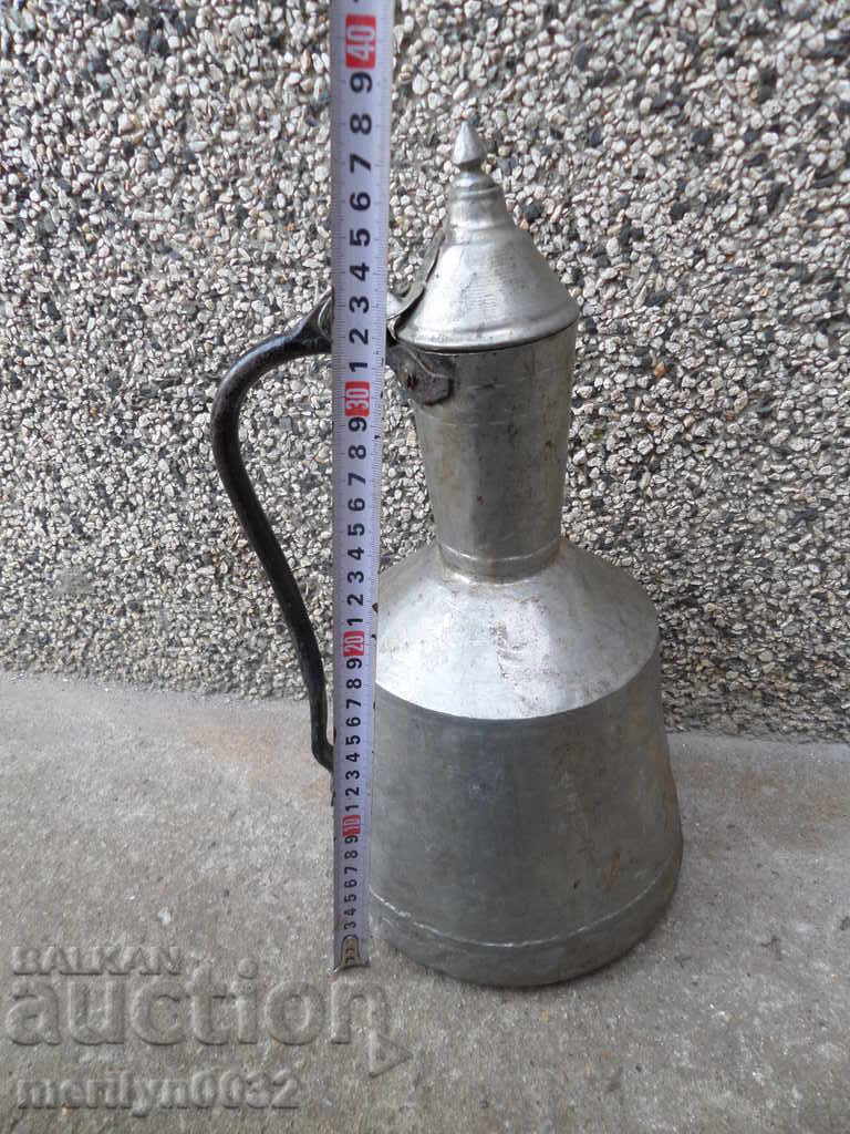 Old tin tin, hibiscus, jug, pot, baker - 7 Old tin tin, hibiscus, jug, pot, baker - 7