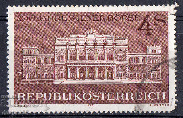 1971. Austria. Bursa de Valori din Viena.