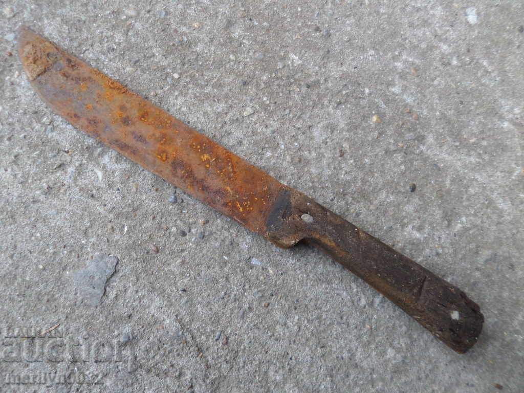 Auction An old knife without a cane Auction An old knife without a cane