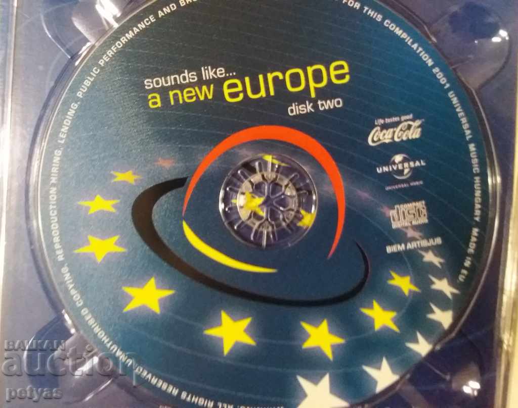 Delivery of CD - SOUNDS LIKE ... A NEW EUROPE (2 CDs)
